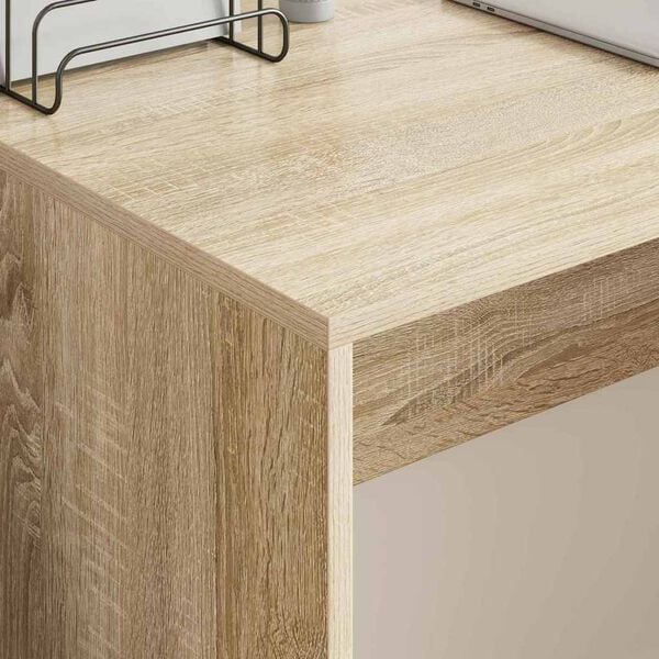 vidaXL Schreibtisch Sonoma-Eiche 109 x 50 x 78 cm Holzwerkstoff
