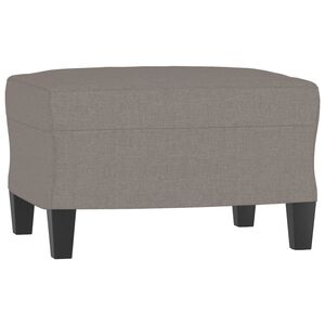 vidaXL Fu&szlig;hocker Taupe 60x50x41 cm Stoff