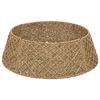 vidaXL Weihnachtsbaumkragen Rund Natur Durchmesser 45 x 22 cm