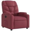 vidaXL Relaxsessel Weinrot Stoff