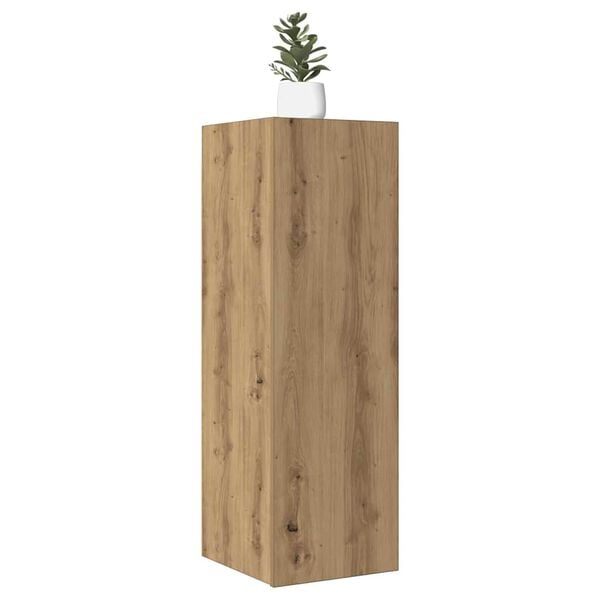 vidaXL TV-Schränke 2 Stk. Artisan-Eiche 30,5x30x90 cm Holzwerkstoff