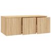 vidaXL TV-Schrank Sonoma-Eiche 80x34x30 cm Holzwerkstoff