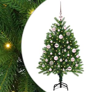 vidaXL Weihnachtsbaum mit 150 LEDs mit St&auml;nder Gr&uuml;n 120 cm PE