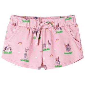 Kindershorts mit Kordelzug Hellrosa 128