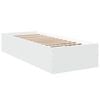 vidaXL Bettgestell Wei&szlig; 90x190 cm Holzwerkstoff