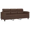 vidaXL 3-Sitzer-Sofa mit Kissen Braun 180 cm Kunstleder