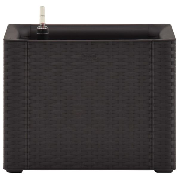 vidaXL Garten-Hochbeet Selbstbewässerungssystem Anthrazit 43x43x33 cm