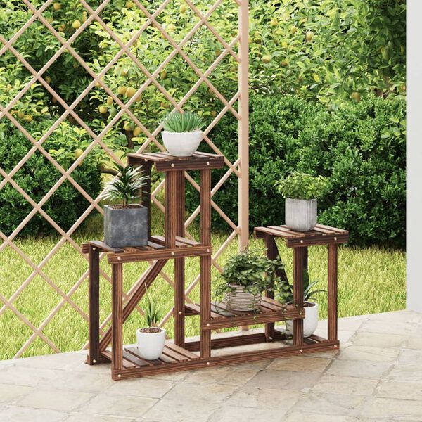 vidaXL Blumenst&auml;nder 90x25x73,5 cm Massivholz Tanne