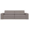 vidaXL Schlafsofa Taupe 245 x 78 x 77 cm Samt