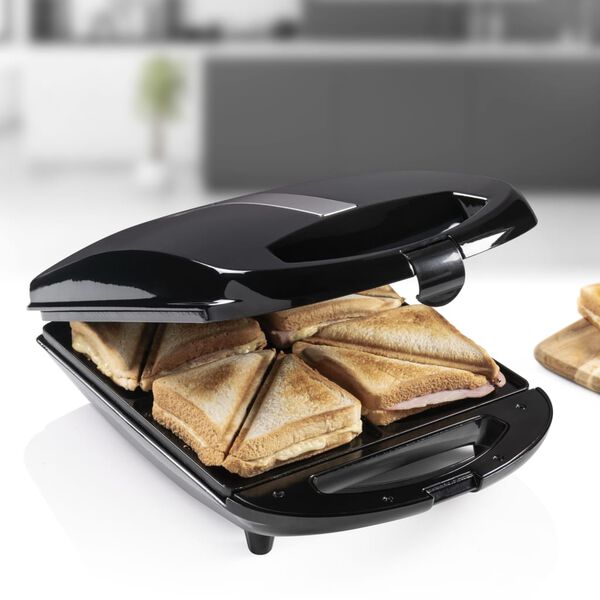 Bestron Sandwichmaker ASM13XXLZ XXL 1300 W Schwarz