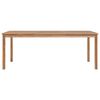 vidaXL 7-tlg. Garten-Essgruppe Massivholz Teak