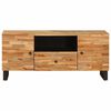 vidaXL TV-Schr&auml;nk mit Regal Braun 105 x 33 x 46 cm Massivholz Mango