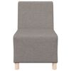 vidaXL Modulares Armfreies Sofa 3 pcs Taupe 55 x 74 x 82 cm Stoff