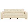 vidaXL 3-Sitzer-Sofa Creme 180 cm Stoff