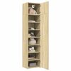 vidaXL Hochschrank Schmal Sonoma-Eiche 50x42,5x225 cm Holzwerkstoff