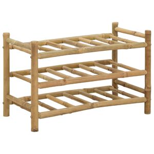 vidaXL Weinregal Bambus Natur
