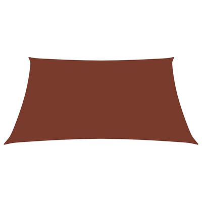 vidaXL Sonnensegel Oxford-Gewebe Rechteckig 6x7 m Terracotta-Rot