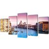 vidaXL Bilder Dekoration Set Venedig 200 x 100 cm