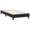 vidaXL Boxspringbett mit Matratze & LED Schwarz 80x220 cm Samt