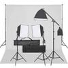 vidaXL Fotostudio-Set mit Beleuchtung und Hintergrund