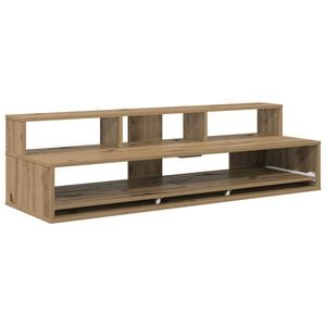 vidaXL Studiotisch Artisan-Eiche 152 x 42,5 x 36 cm Holzwerkstoff