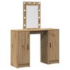 vidaXL Schminktisch Braun 102 x 33 x 135 cm Holzwerkstoff