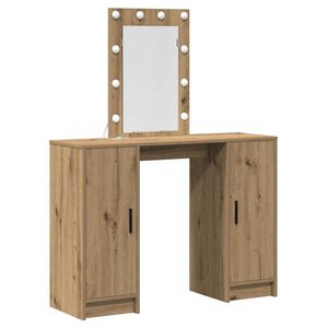 vidaXL Schminktisch Braun 102 x 33 x 135 cm Holzwerkstoff
