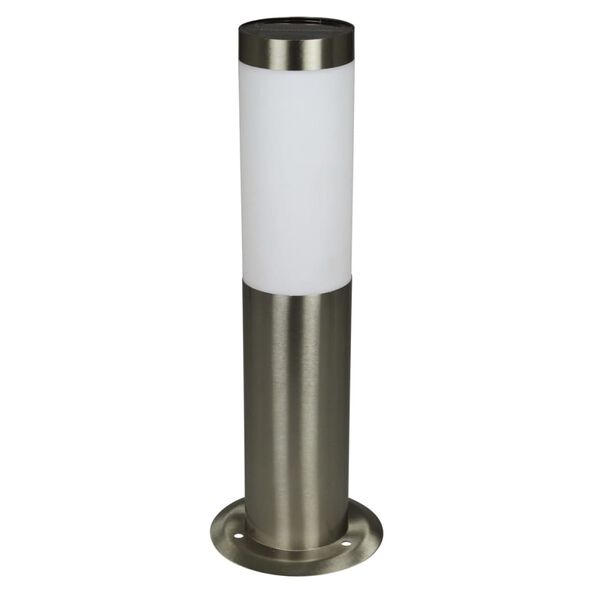 Luxform Solar-LED-Pollerleuchte Idaho Silbern 39135