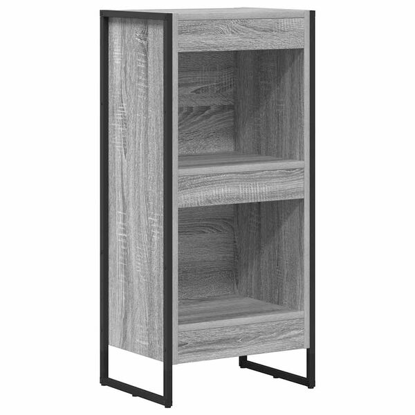 vidaXL B&uuml;cherregal Graues Sonoma 80 x 30 x 155 cm Holzwerkstoff