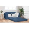 vidaXL Schlafsofa 60cm Blau Stoff