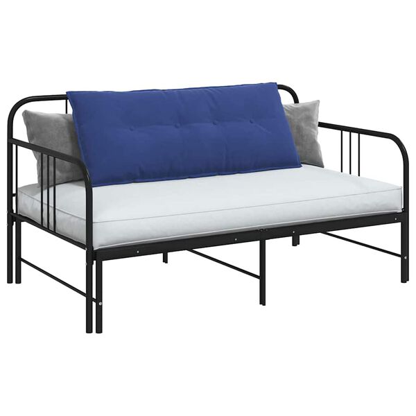 vidaXL R&uuml;ckenkissen Polizeiblau 120 x 50 cm Cordstoff