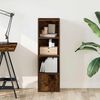 vidaXL Bücherregal Räuchereiche 31x24x102 cm Holzwerkstoff