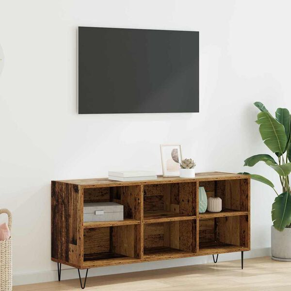 vidaXL TV-Schr&auml;nk Altholz 103,5 x 30 x 50 cm Holzwerkstoff