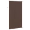 vidaXL Venetianer Jalousie Dunkelbraun mit Muster 213 x 120 cm PVC