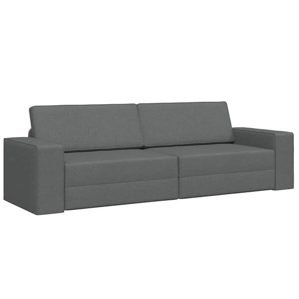 vidaXL Schlafsofa Dunkelgrau 245 x 78 x 77 cm Stoff