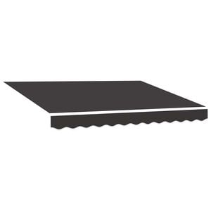 vidaXL Ersatzstoff f&uuml;r Markise Grau 300x250 cm Polyester
