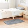 vidaXL Teppich Shaggy Hochflor NAVARRA Hellgrau 60x100 cm Polyester