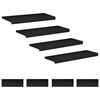 vidaXL Treppenstufen 8 stk. 70 x 25 x 2 cm Schwarz Massivholz Buche