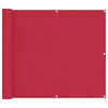 vidaXL Balkonsichtschutz Bordeauxrot 90 x 200 cm Oxford-Stoff