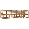 vidaXL Sofa Set 5 pcs Natur