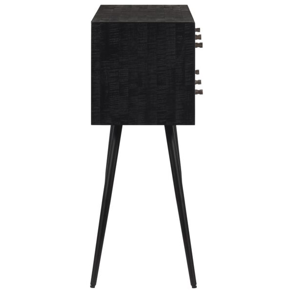 vidaXL Konsolentisch mit Schubladen Recyceltes Massivholz Teak