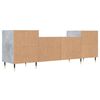 vidaXL TV-Schrank Betongrau 160x35x55 cm Holzwerkstoff