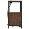 vidaXL Nachttisch Braun Eichen-Optik 40 x 31 x 60 cm Holzwerkstoff