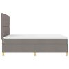 vidaXL Boxspringbett mit Matratze Taupe 160 x 200 cm Stoff