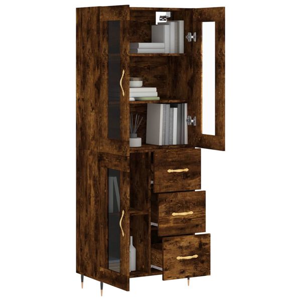 vidaXL Highboard R&auml;uchereiche 69,5x34x180 cm Holzwerkstoff