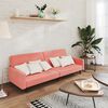 vidaXL Schlafsofa 2-Sitzer Rosa Samt