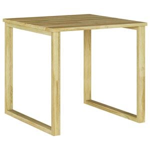 vidaXL Tisch Natur 50,5 x 50 x 46 cm Impr&auml;gniertes Kiefernholz