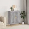 vidaXL Sideboard Grau Sonoma 69,5x34x90 cm Holzwerkstoff