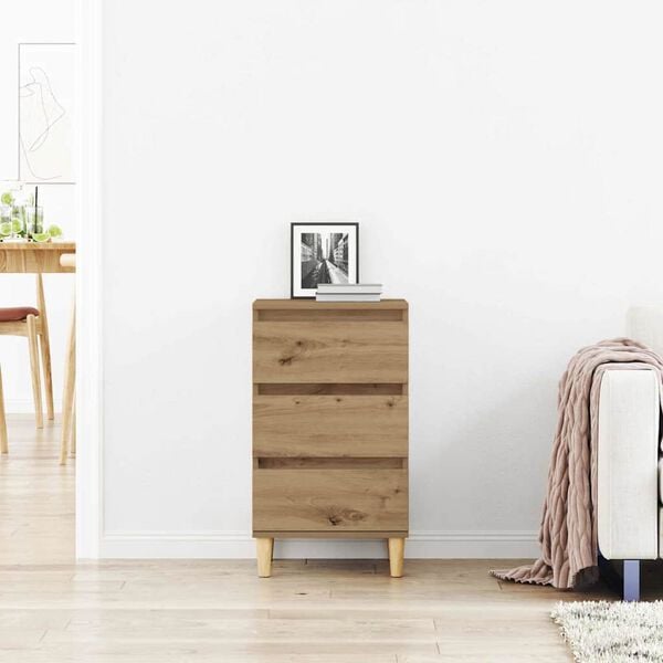 vidaXL Nachttisch Artisan-Eiche 40 x 35 x 70 cm Holzwerkstoff