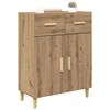 vidaXL Sideboard Artisan-Eiche 34 x 69,5 x 89 cm Holzwerkstoff
